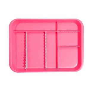 Zirc B-Lok Divided Setup Tray, Size B, Neon Pink, 13-3/8" x 9-5/8" x 7/8", 20Z451S thumbnail 6