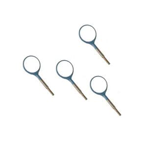 Zirc Crystal HD® #5 Neon Blue Resin Mouth Mirror Screw-On Heads, Cone Socket, 12/Pack, 50Z372N thumbnail 13