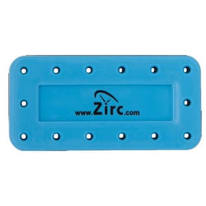 Zirc 14-Hole Magnetic Bur Block, Neon Blue, 50Z403N thumbnail 8