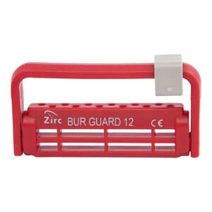 Zirc Red 12-Hole Steri-Bur Guard, Antimicrobial, Autoclavable, 50Z406-M thumbnail 4