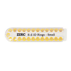 Zirc E-Z ID Instrument Rings, Small, Neon Yellow, 25/Pack, 70Z100O thumbnail 6