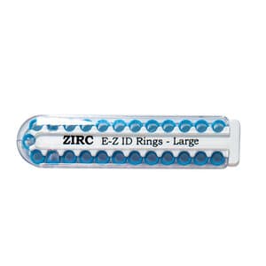 Zirc E-Z ID Instrument Rings, Large, Neon Blue, 25/Pack, 70Z200N thumbnail 6