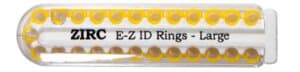 Zirc E-Z ID Instrument Rings, Large, Neon Yellow, 25/Pack, 70Z200O thumbnail 6