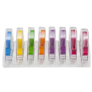 Zirc E-Z ID Tape System, Vibrant Assorted Colors, 3 ft x 1/4" Rolls, 8/Pk, 70Z310 thumbnail 10