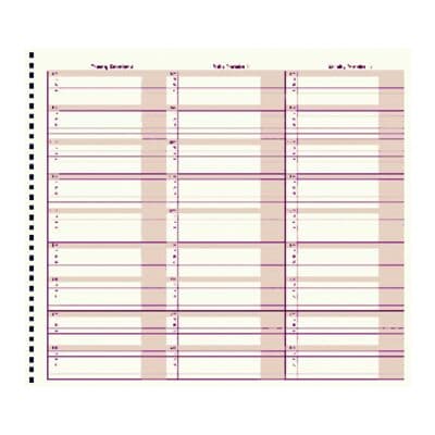 Mid-Size Dated Appointment Plus Appointment Book, Week-in-View, 12-1/2" x 11", 15-Minute Intervals, 2027, Maroon (107) - Mid-Size Dated Appointment Plus Appointment Books - Week-in-View, 12-1/2 x 11, 15 Min. Intervals (107) - 2027, Maroon - Image 1