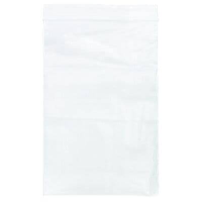 Clear Zip Bags, 6" W x 9" H, 100/Pkg - Clear Zip Bags - 6" W x 9" H - Image 1