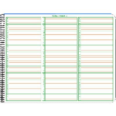 Regular Dated 2-Day-in-View Appointment Book (103), 11" x 8-1/2", 15-Minute Intervals, 2027, Royal Blue - Regular Dated 2-Day-in-View Appointment Book (103), 11 x 8-1/2 15 Min. Intervals (103) - 2027, Royal Blue - Image 1