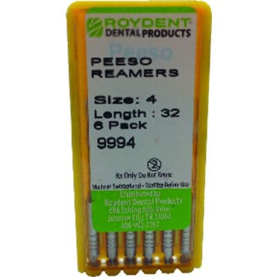 Roydent Dental Peeso Reamer Drills, Size #4, 32 mm, Pack of 6 thumbnail 5