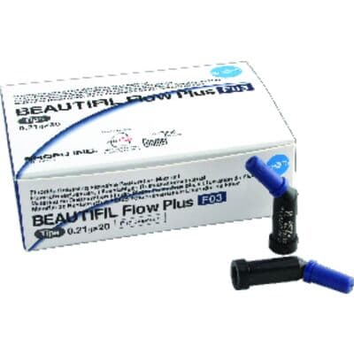 Beautifil Flow Plus Hybrid Composite, Light-Cure, Tips Refill, F03 Low Flow, 0.21 g, Bleach White, 20/Pk, 2233 thumbnail 7