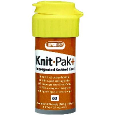 Knit-Pak+ Impregnated Knitted Retraction Cord, Size 00, Aluminum Chloride, Brown, 100" (254 cm), 1/Pk, 9007562 thumbnail 17