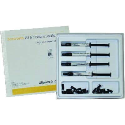 Bosworth Pit and Fissure Sealant with Fluoride, Light Cure, 4 x 1.2 ml Syringes with 20 Tips, 092156 thumbnail 4