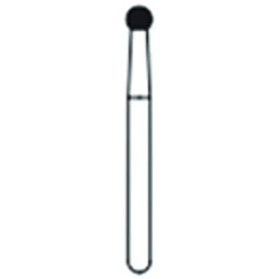 Solo Diamond Single-Use Diamond Burs – FG, Coarse, Green, Round, #801, 25/Pkg, 1.6 mm Head Diameter, 1.4 mm Head Length - Solo Diamond Single-Use Diamond Burs – FG, Coarse, Green, Round, # 801, 25/Pkg - 1.6 mm Head Diameter, 1.4 mm Head Length - Image 1