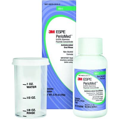 3M™ PerioMed™ 0.63% Stannous Fluoride Oral Rinse Concentrate, Mint, 2.75 oz Bottle, 12105SM thumbnail 4