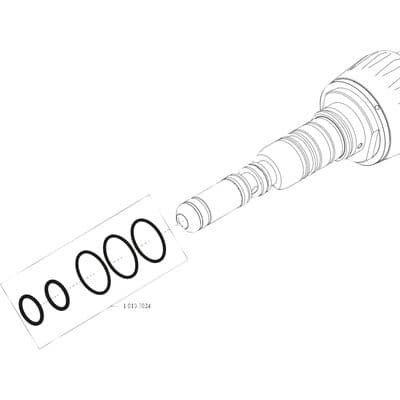 KaVo Multiflex Coupler O-Ring Set, 5/Pkg (3 Large, 2 Small), 1010.7024 thumbnail 4