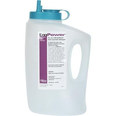 EmPower® Multi-Enzymatic Detergent Dispenser, 1 Gallon, Clear Bottle with Blue Top, 10-4199 thumbnail 4