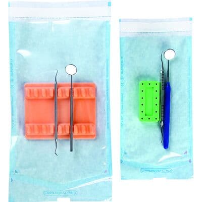 Plasdent Dual Indicator Sterilization Pouches, Self-Seal, 4.25" x 12", for Ortho and Surgical Instruments, 200/Pkg thumbnail 2