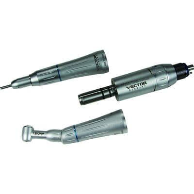 Vector Turbo-Torque Low Speed Deluxe Motor Set, 20,000 RPM, E-Type Connection, 1:1 Straight Nose Cone & Push Button Latch Contra Angle, TT-20K thumbnail 4