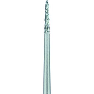 Meisinger HM254LE-012 FG 1.2mm Special Oral Surgical Carbide Bur, Tapered Point, Friction Grip, 2/Pack thumbnail 3