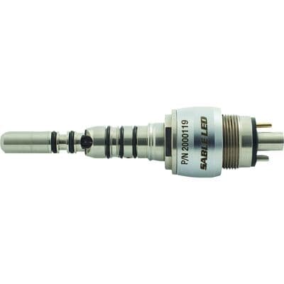 Sable Industries 6-Hole Multiflex LUX LED Coupler (KAVO Type), Quick Connect, Swivel, Water Regulator, 1/Pk, OEM P/N 1007.3201 thumbnail 8