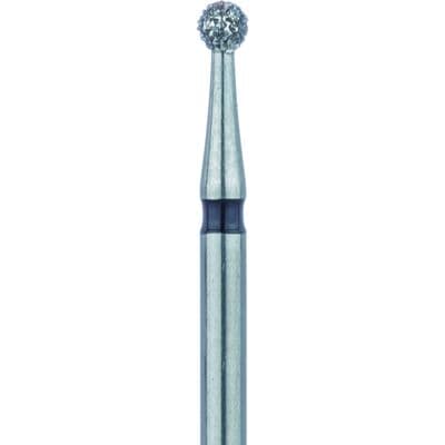 Meisinger Diamond Bur, FGXL Surgical Length, Round, Super Coarse (Black), 1.8 mm Head, 801H-018-SU, 5/Pk thumbnail 6