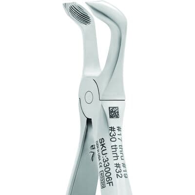 FRINGS Extracting Forceps – Patel Modified #23, Lower Third Molars, Serrated Cowhorn Beak, Stainless Steel thumbnail 5