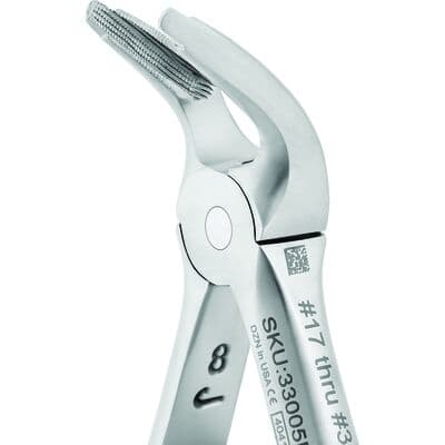 FRINGS Extracting Forceps – Tawil Modified #151, Lower Universal, Serrated, Stainless Steel, 1/Pkg thumbnail 4