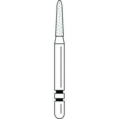 Premier Two Striper Diamond Bur FG #242.6 Fine Grit Flame, 5/Pack (2015060) thumbnail 8