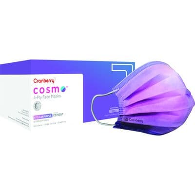 Cranberry Cosmo Procedure Face Mask, ASTM Level 3, Stellar Purple, 50/Box, C2700SP thumbnail 21