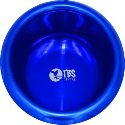 TBS Dental Titanium-Coated Stainless Steel Mixing Bowl, Blue, Single - Mixing Bowl – Stainless Steel, Titanium-Coated - Mixing Bowl – Stainless Steel, Titanium-Coated - Image 1