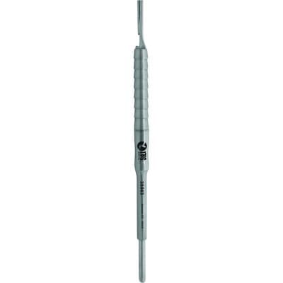 PUSH Scalpel Handle, Stainless Steel, Round Shark Handle, Small, Size 15 - PUSH Scalpel Handle – Stainless Steel, Round, Shark Handle, Small, Size 15 - PUSH Scalpel Handle – Stainless Steel, Round, Shark Handle, Small, Size 15 - Image 1