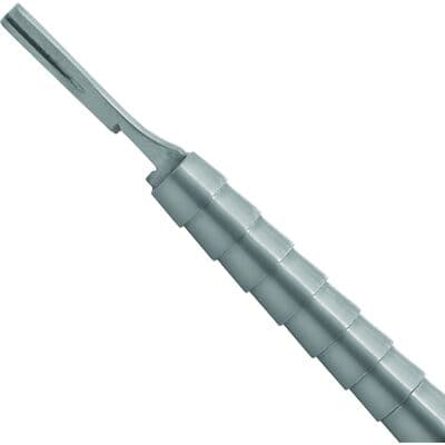 PUSH Scalpel Handle, Stainless Steel, Round Shark Handle, Small, Size 15 thumbnail 2