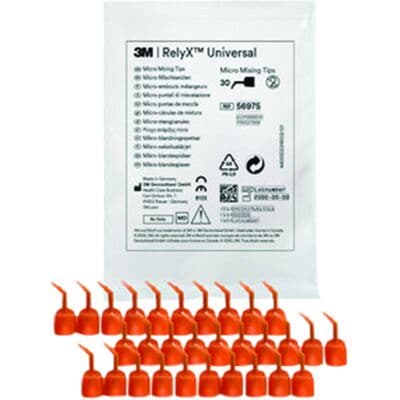 3M RelyX Universal Micro Mixing Tips, Orange, 30/Pkg, 56975 thumbnail 29