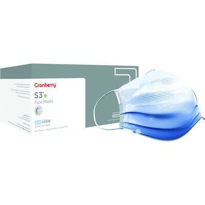 Cranberry S3+ ASTM Level 3 Earloop Procedure Face Mask, Blue, 50/Box, S3160B thumbnail 27