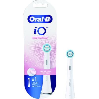 Oral-B iO Gentle Care Brush Head Refill, Extra Soft, White, 1/Pkg thumbnail 3