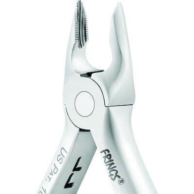 FRINGS Pediatric Extracting Forceps #1, Standard, Anterior, Serrated, Stainless Steel thumbnail 2