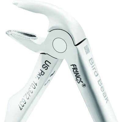 FRINGS Pediatric Extracting Forceps – Ash, Lower Universal, Stainless Steel, Serrated, 1/Pkg thumbnail 2