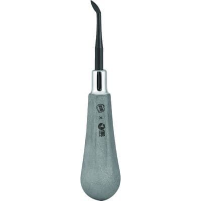 TBS Dental Surgical Elevator, B Cogswell, Titanium Nitride Coated Tip, BTG Handle, Single End, 1/Pkg - Surgical Elevator – B, Cogswell, Titanium-Coated Tips, BTG Handle, Single End - Surgical Elevator – B, Cogswell, Titanium-Coated Tips, BTG Handle, Single End - Image 1