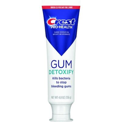 Crest Pro-Health Gum Detoxify Deep Clean Toothpaste, Cool Mint, 4.8 oz Tube, 24/Case, 80755925 thumbnail 11