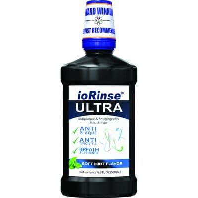 ioRinse Ultra Periodontal Rinse, Soft Mint, Alcohol-Free, 16 oz Bottle, 24/Case thumbnail 3
