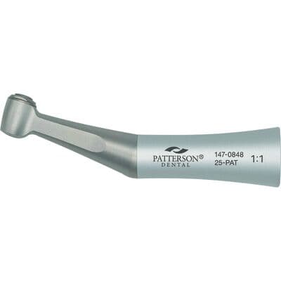 Patterson Low Speed Air Handpiece – Contra Angle, Push Button Autochuck, 1:1 - Patterson Low Speed Air Handpiece – Contra Angle, Push Button Autochuck, 1:1 - Patterson Low Speed Air Handpiece – Contra Angle, Push Button Autochuck, 1:1 - Image 1