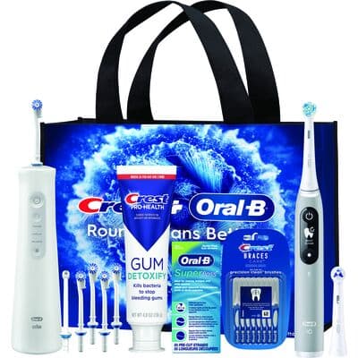 Crest + Oral-B Specialized Care System Electric Rechargeable Bundle with Water Flosser, 3/Case, 80766153 thumbnail 9
