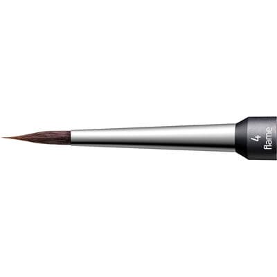 Renfert lay:art evo Synthetic Ceramist Brush Refill, Size 4, Flame Shape, 2/Pkg thumbnail 3