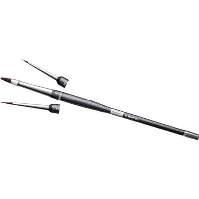 Renfert lay:art evo Detail Up Set, Fine Handle, Color/Opaque/Size 2 Brush Tips, Non-Latex thumbnail 4