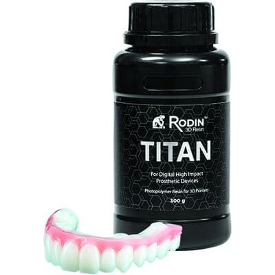 Rodin Titan 3D Print Resin, Shade C4, 300g Bottle, #24106 thumbnail 2