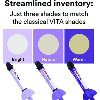 3M Filtek Easy Match Universal Restorative Intro Kit, 4g Syringe, 3/Kit, 6120K thumbnail 11