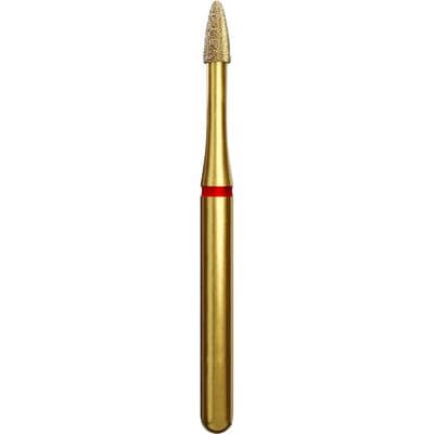 Coltene Alpen Multi-Use Multilayer Diamond Bur, FG, Fine, Football/Bullet, #390-014, 1.4 mm Head Diameter, 3 mm Head Length, 5/Pkg thumbnail 7