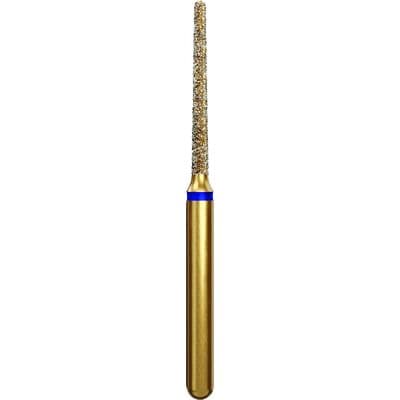 Coltene Alpen Multi-Use Multilayer Diamond Bur, FG, Medium, Round End Taper, #850-012, 1.2 mm Head Diameter, 10 mm Head Length, 5/Pkg thumbnail 4