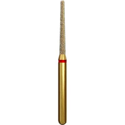 Coltene Alpen Multi-Use Multilayer Diamond Bur, Fine Grit, Round End Taper, FG, #850-014, 1.4 mm Head Diameter, 10 mm Head Length, 5/Pkg thumbnail 6