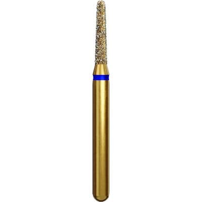 Coltene Alpen Multi-Use Multilayer Diamond Bur, FG, Medium Grit, Round End Taper, #855-014, 1.4 mm Head Diameter, 6 mm Head Length, 5/Pkg thumbnail 7