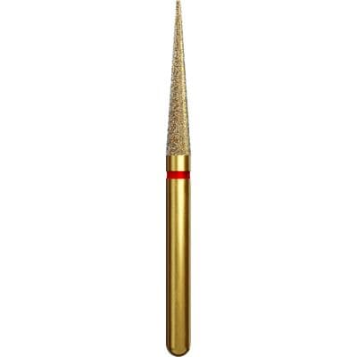 Coltene Alpen Multi-Use Multilayer Diamond Bur, FG, Fine, Flame/Needle, #859-018, 1.8 mm Head Diameter, 10 mm Head Length, 5/Pkg thumbnail 6